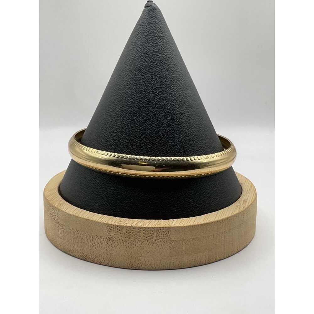 Gold-Tone Metal Bangle Bracelet